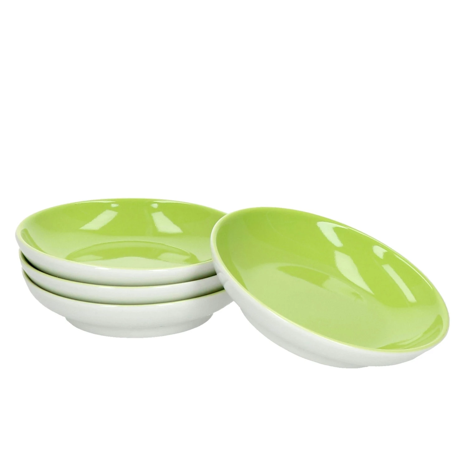 4er Set Schale 10cm Flach Grün Doppio - Ritzenhoff 64193 1 4er Set Schale 10cm Flach Grün Doppio - Ritzenhoff 64193