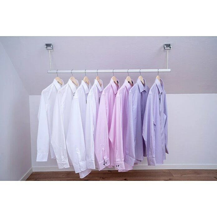 Room Plaza Easy Doing Kleiderstange Passend Für: Room Plaza Easy Doing Schiebetür-Bau-Sets, Länge: 1.000 Mm, Fest 3 Room Plaza Easy Doing Kleiderstange Passend Für: Room Plaza Easy Doing Schiebetür-Bau-Sets, Länge: 1.000 Mm, Fest – Bild 3