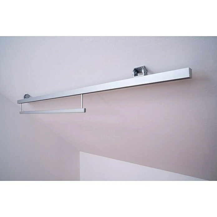 Room Plaza Easy Doing Kleiderstange Passend Für: Room Plaza Easy Doing Schiebetür-Bau-Sets, Länge: 1.000 Mm, Fahrbar 1 Room Plaza Easy Doing Kleiderstange Passend Für: Room Plaza Easy Doing Schiebetür-Bau-Sets, Länge: 1.000 Mm, Fahrbar