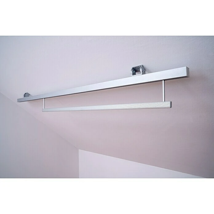 Room Plaza Easy Doing Kleiderstange Passend Für: Room Plaza Easy Doing Schiebetür-Bau-Sets, Länge: 1.000 Mm, Fahrbar 2 Room Plaza Easy Doing Kleiderstange Passend Für: Room Plaza Easy Doing Schiebetür-Bau-Sets, Länge: 1.000 Mm, Fahrbar – Bild 2