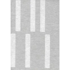 Expo Ambiente Flächenvorhang Piano Weiß, 100 % Polyester, 60 X 300 Cm