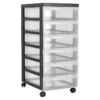 Rollcontainer L X B X H: 40 X 29 X 61,5 Cm, Anzahl Schubladen: 6, Kunststoff