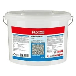Probau WDVS-Buntsteinputz Weiß/Schwarz, 25 Kg