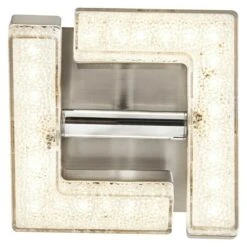 Tween Light LED-Deckenstrahler Square Crystal 4 W, Nickel Matt, Warmweiß