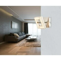 Tween Light LED-Deckenstrahler Square Crystal 4 W, Nickel Matt, Warmweiß -Westwing Shop 12 172