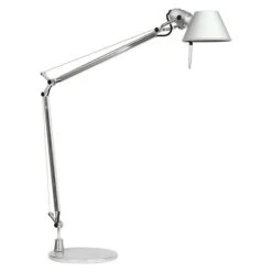 Artemide Tischleuchte Tolomeo 77 W, Silber, Silber, E27