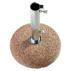 Kiesbetonständer 15 Kg, Durchmesser: 35 Cm, Rot, Ohne Griff