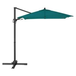 Derby Pendelschirm DX Petrol, 210 X 210 Cm