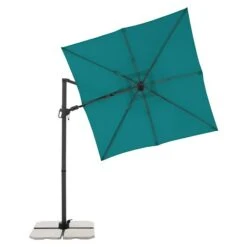 Derby Pendelschirm DX Petrol, 210 X 210 Cm -Westwing Shop 12 234