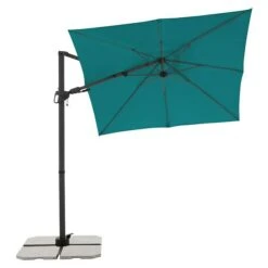 Derby Pendelschirm DX Petrol, 210 X 210 Cm -Westwing Shop 12 236