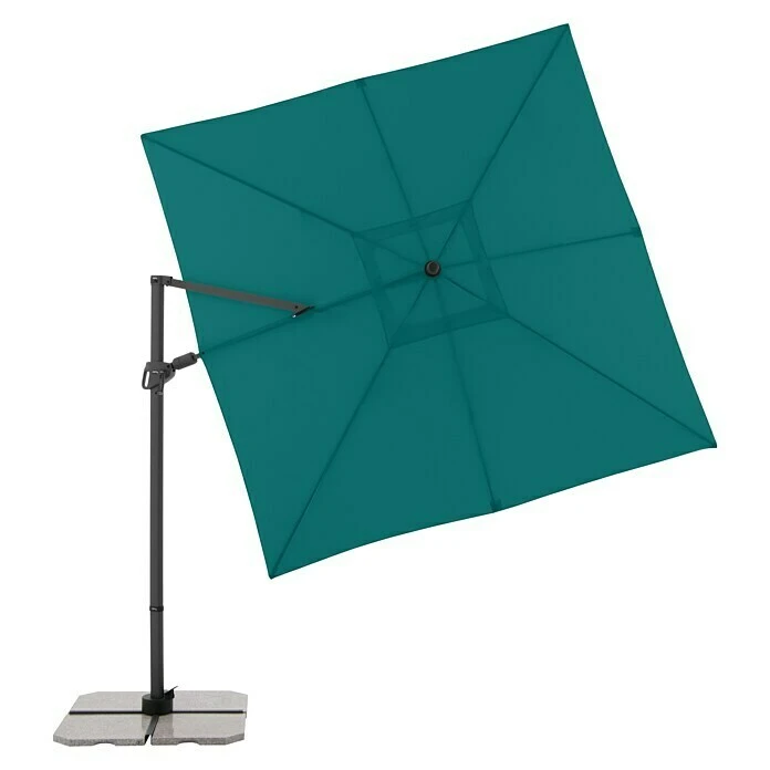 Derby Pendelschirm DX Petrol, 276 X 276 Cm 2 Derby Pendelschirm DX Petrol, 276 X 276 Cm – Bild 2