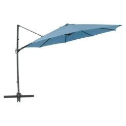 Sunfun Ampelschirm Florenz Blau, Durchmesser: 350 Cm -Westwing Shop 12 257