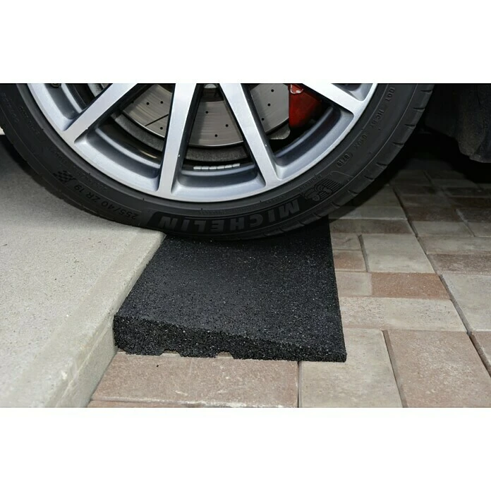 Auffahrrampe L X B: 100 X 25 Cm, Schwarz 2 Auffahrrampe L X B: 100 X 25 Cm, Schwarz – Bild 2