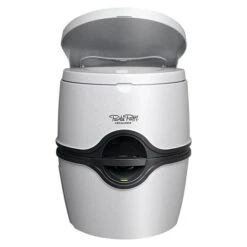 Thetford Chemietoilette Porta Potti Excellence 565E Luxus Groß, 21 L, Sitzhöhe: 44,3 Cm, Weiß