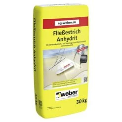 SG Weber Fließestrich Anhydrit 30 Kg, Schichtdicke: 30 - 60 Mm