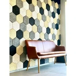 FibroTech Akustikplatte Hexagon Signalweiß, 250 X 289 X 25 Mm, 18 Stk. -Westwing Shop 12 39