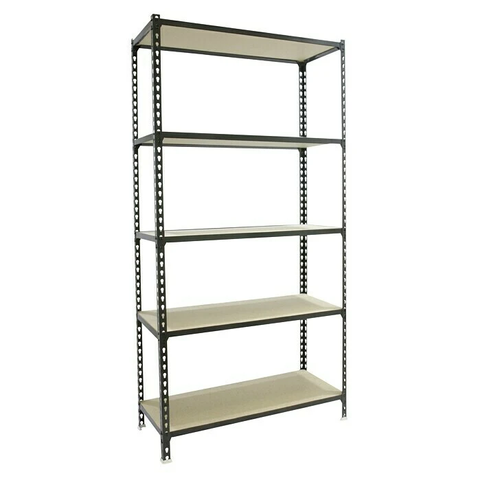 Simonrack Maderclick Metallregal Mega Plus L X B X H: 40 X 120 X 200 Cm, Traglast: 150 Kg/Boden, Anzahl Böden: 5 Stk., Stecken, Anthrazitgrau 1 Simonrack Maderclick Metallregal Mega Plus L X B X H: 40 X 120 X 200 Cm, Traglast: 150 Kg/Boden, Anzahl Böden: 5 Stk., Stecken, Anthrazitgrau
