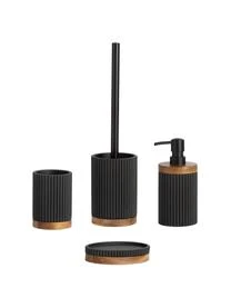 Seifenspender Laura Mit Holz-Dekor 4 Seifenspender Laura Mit Holz-Dekor – Bild 4