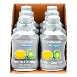Sodastream Sirup Zitrone-Limette Ohne Zucker 0,5 Liter, 6er Pack