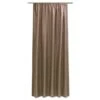 Homara Vorhang - Braun - Jacquard - 140x245 Cm