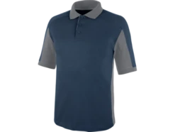 Poloshirt Cetus Dunkelblau-grau