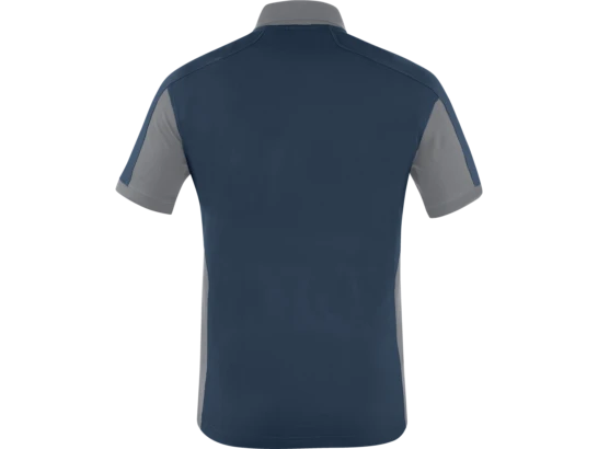 Poloshirt Cetus Dunkelblau-grau 2 Poloshirt Cetus Dunkelblau-grau – Bild 2