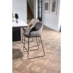 Rivièra Maison Frisco Drive Barhocker - 42x51x97 Cm - Anthracite -Westwing Shop 452922 big 6