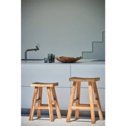 Jan Kurtz CURVE Barhocker - 72x50x40 Cm - Teak -Westwing Shop 471492 big 3