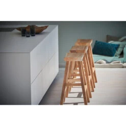 Jan Kurtz CURVE Barhocker - 72x50x40 Cm - Teak -Westwing Shop 471492 big 4