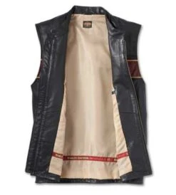 Harley-Davidson Lederweste 120th Anniversary Schwarz -Westwing Shop 97036 23vm 31