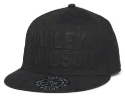 Harley-Davidson Block Script Cap Schwarz