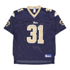 Vintage Los Angeles Rams Reebok Jersey - XL Blue Polyester