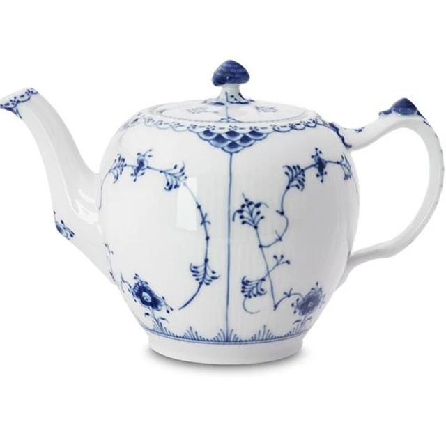 Royal Copenhagen Musselmalet Halbspitze Teekanne 1,0ltr. 1102141 1 Royal Copenhagen Musselmalet Halbspitze Teekanne 1,0ltr. 1102141