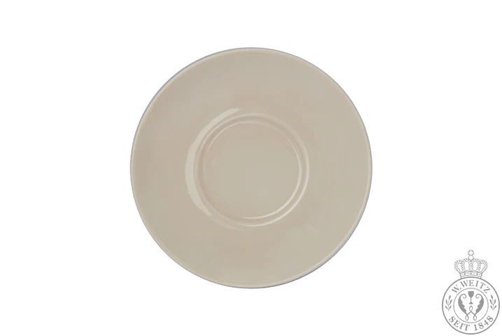 Dibbern Solid Color Sand Cappuccino-Untertasse 1 Dibbern Solid Color Sand Cappuccino-Untertasse
