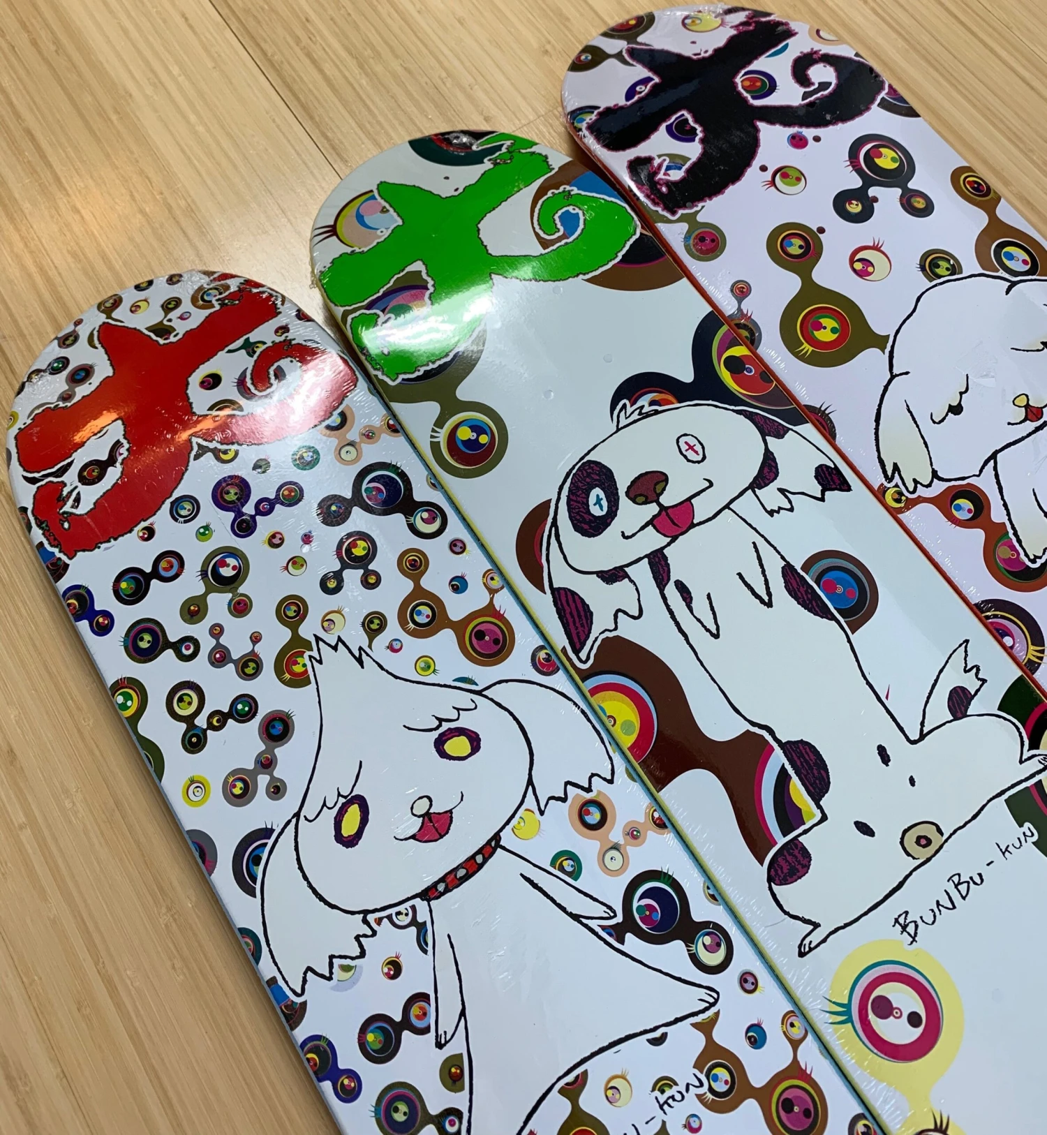 Takashi Murakami X Supreme Skate Decks (2007) - Set Of 3 4 Takashi Murakami X Supreme Skate Decks (2007) - Set Of 3 – Bild 4
