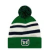 Mitchell & Ness Hartford Whalers Stripe Pom Mütze