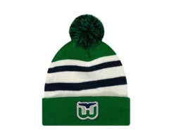 Mitchell & Ness Hartford Whalers Stripe Pom Mütze