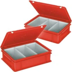 Besteckkoffer Mit 3-Mulden-Einsatz, Inhalt Je Mulde Ca. 2 Liter, Blau, LxBxH 400 X 300 X 130 Mm -Westwing Shop c865f294 cfbe 4941 a01e c7e7766839d5 1