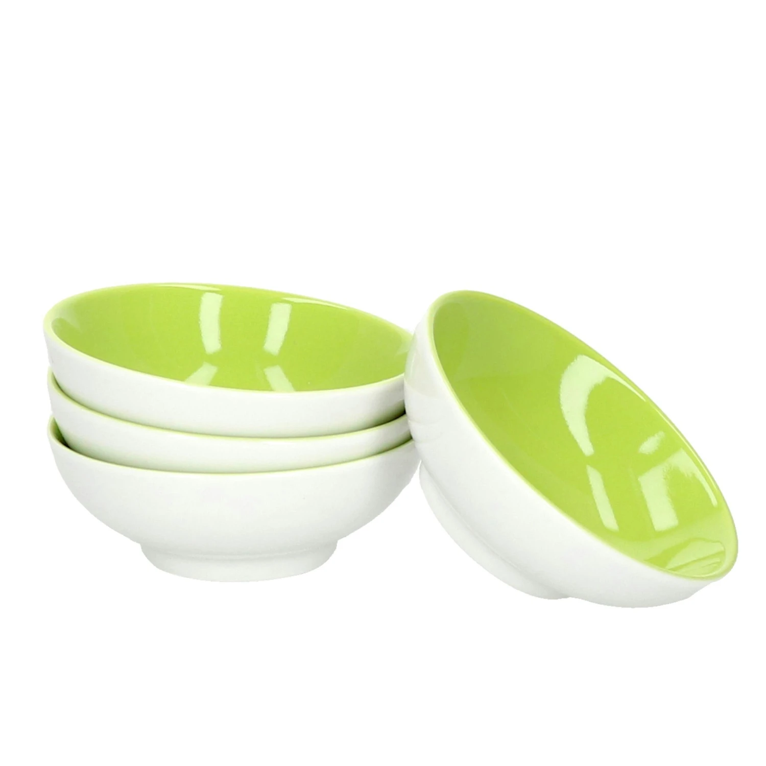 4er Set Schale 10cm Flach Grün Doppio - Ritzenhoff 64193 4 4er Set Schale 10cm Flach Grün Doppio - Ritzenhoff 64193 – Bild 4