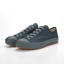 GYM CLASSIC | Canvas Vulcanised Sole Sneaker | Blue Grey
