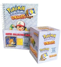 Pokemon Artbox Sticker Series 1 - Album + Display Mit 30 Tüten