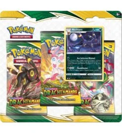 Pokemon Schwert & Schild - Drachenwandel - 3-Pack-Blister Nachtara