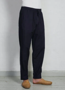 JIM | Casual Drawstring Trousers | Blue -Westwing Shop ss23 trousers jim blue 1