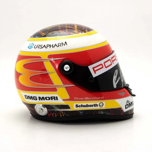 Timo Bernhard Miniature Helmet 2015 Signed 1/2 3 Timo Bernhard Miniature Helmet 2015 Signed 1/2 – Bild 3