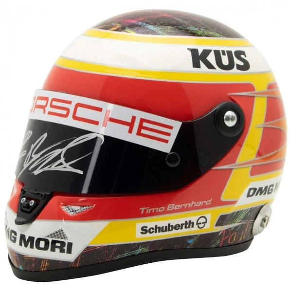 Timo Bernhard Miniature Helmet 2015 Signed 1/2 1 Timo Bernhard Miniature Helmet 2015 Signed 1/2